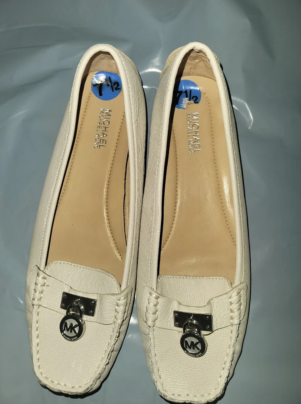 Michael Michael Kors Women's Loafers Size 7.5 Padlock Loafers - Picture 2 of 11